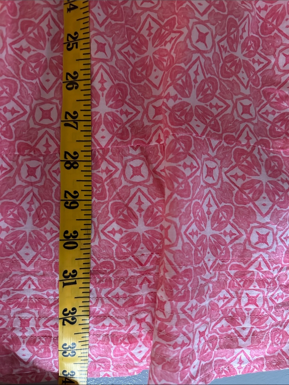 Vineyard Vines Pink Mini Tiered Cotton Dress L Resortwear Lightweight Coastal - Picture 8 of 10